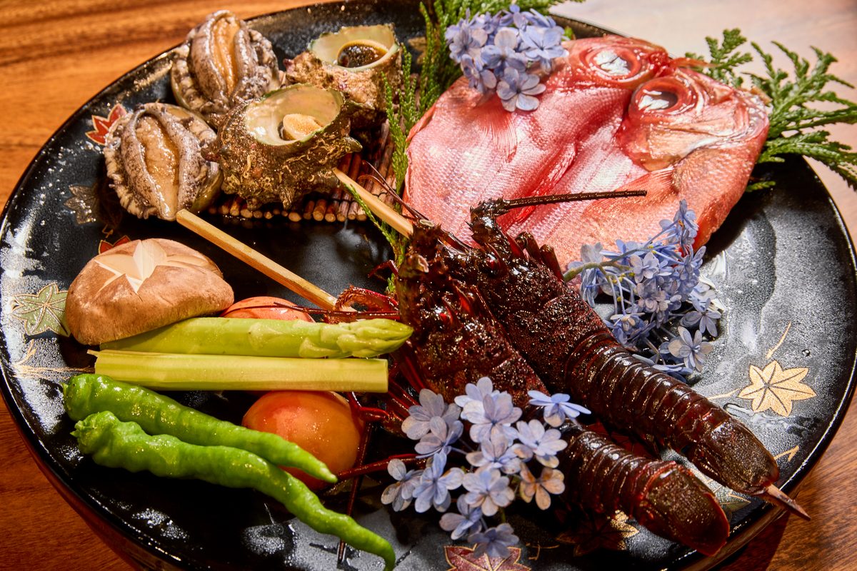 Abalone and splendid alfonsino from Boso